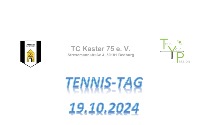 Tennistag im TC Kaster e.V.